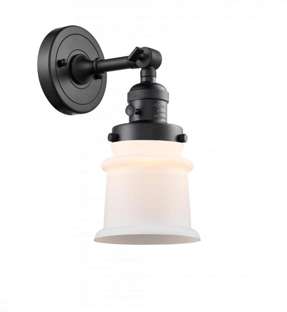 Canton - 1 Light - 5 inch - Matte Black - Adjustable Sconce