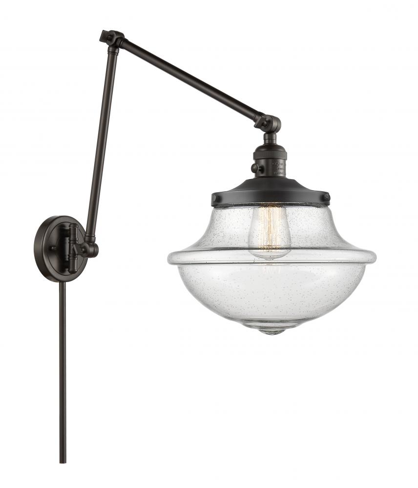 Oxford - 1 Light - 12 inch - Oil Rubbed Bronze -Adjustable Swing Arm
