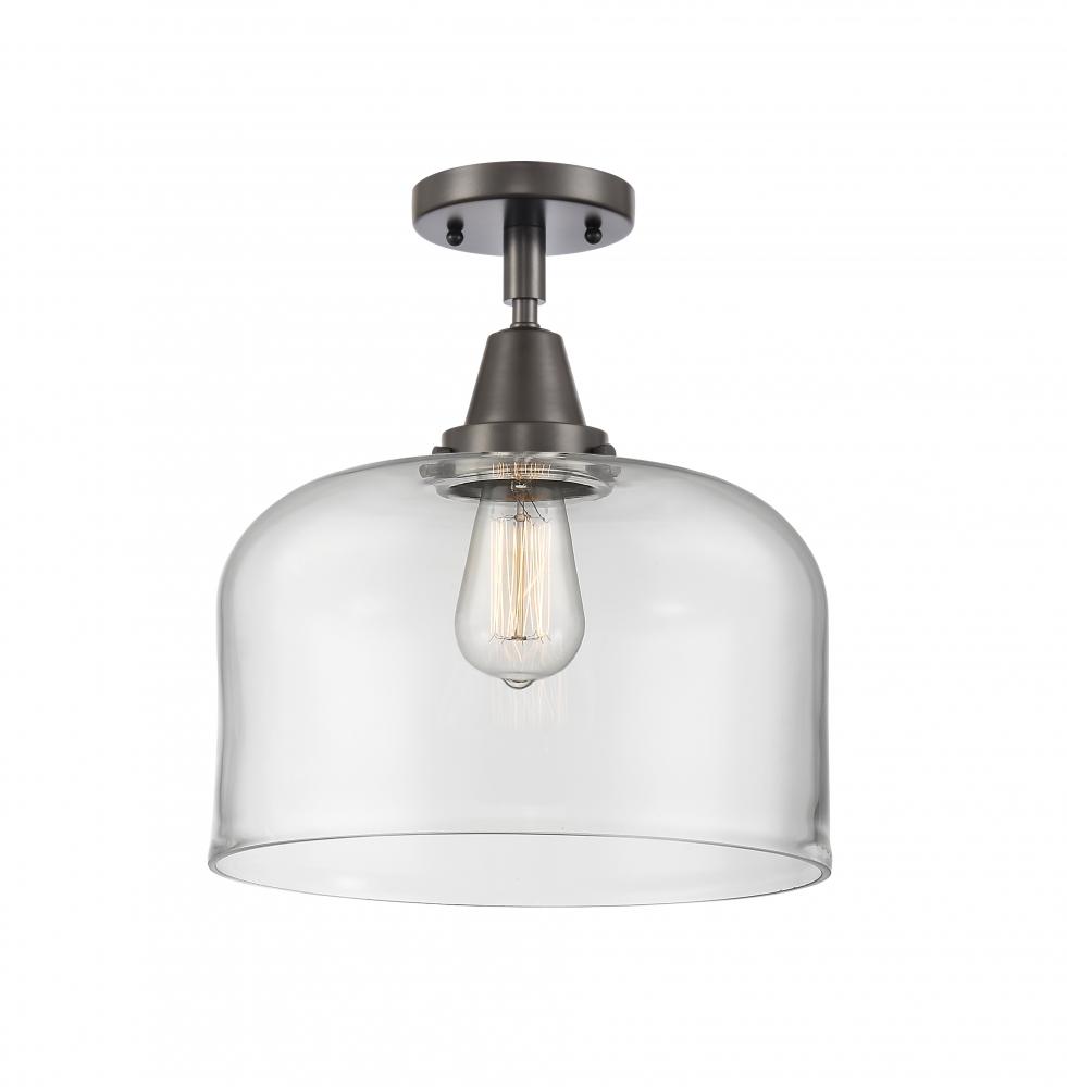 Bell - 1 Light - 12 inch - Oil Rubbed Bronze - Flush Mount