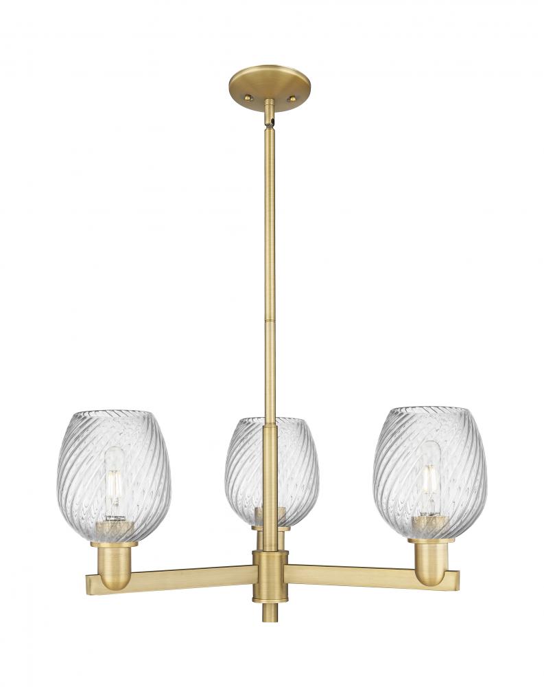 Salina - 3 Light - 28 inch - Champagne Bronze - Stem hung - Flush Mount