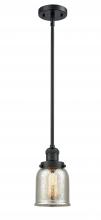 Innovations Lighting 201S-BK-G58 - Bell - 1 Light - 5 inch - Matte Black - Stem Hung - Mini Pendant
