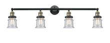 Innovations Lighting 215-BAB-G184S - Canton - 4 Light - 42 inch - Black Antique Brass - Adjustable Bath Vanity Light