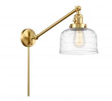 Innovations Lighting 237-SG-G713 - Bell - 1 Light - 8 inch - Satin Gold -Adjustable Swing Arm
