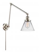 Innovations Lighting 238-PN-G42 - Cone - 1 Light - 8 inch - Polished Nickel -Adjustable Swing Arm