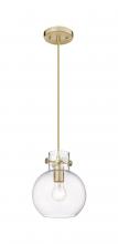 Innovations Lighting 410-1PS-CB-G410-8CL - Newton Sphere - 1 Light - 8 inch - Chanpagne Bronze - Cord hung - Pendant