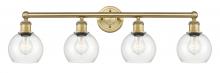 Innovations Lighting 616-4W-BB-G122-6 - Athens - 4 Light - 33 inch - Brushed Brass - Bath Vanity Light