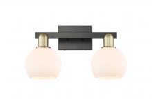 Innovations Lighting 716-2W-BAB-G121-6 - Athens - 2 Light - 17 inch - Black Antique Brass - Bath Vanity Light