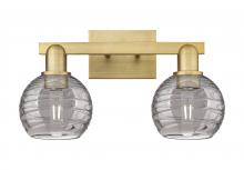 Innovations Lighting 716-2W-BB-G1213-6SM - Athens Deco Swirl - 2 Light - 16 inch - Brushed Brass - Bath Vanity Light