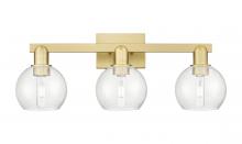 Innovations Lighting 716-3W-SG-G124-6 - Athens - 3 Light - 25 inch - Satin Gold - Bath Vanity Light