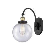 Innovations Lighting 918-1W-BAB-G204-8 - Beacon - 1 Light - 8 inch - Black Antique Brass - Adjustable Swing Arm